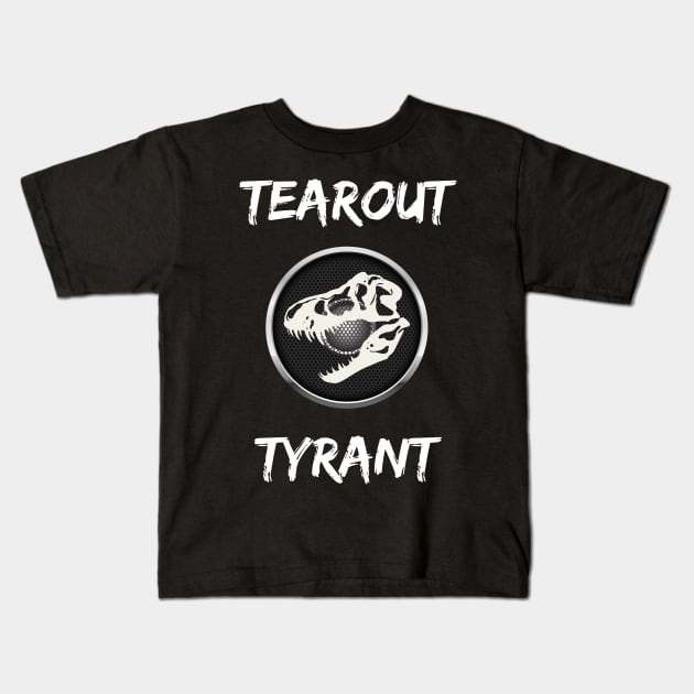 Tearout Tyrant Kids T-Shirt by DvsPrime8